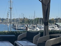 View from dining outside dining.