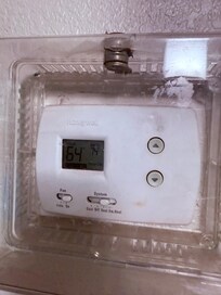 64 degrees during an ice storm