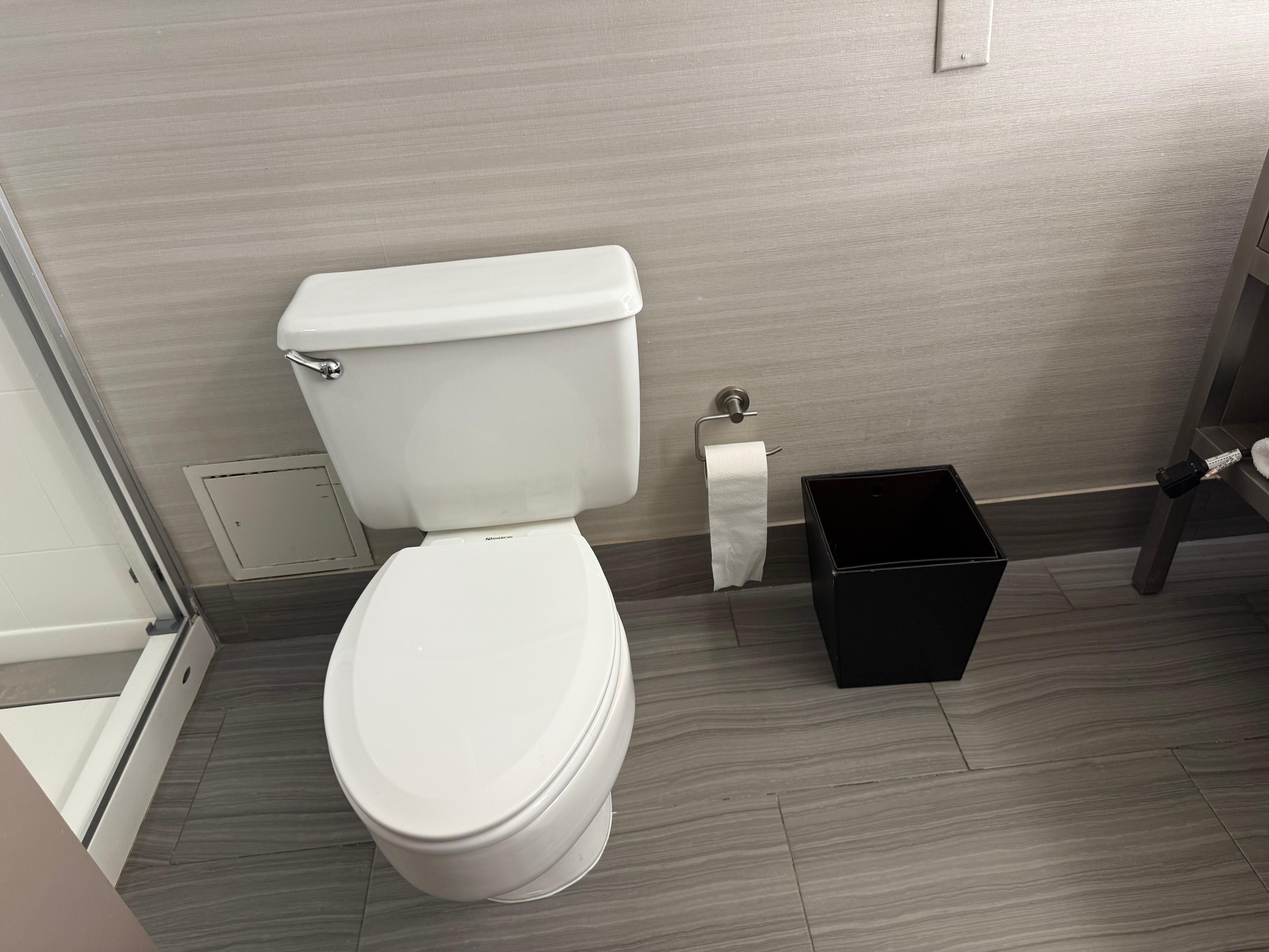 Why install toilet paper holder almost on the floor? Not good.