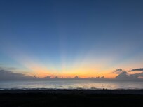 Sunrise from the balcony