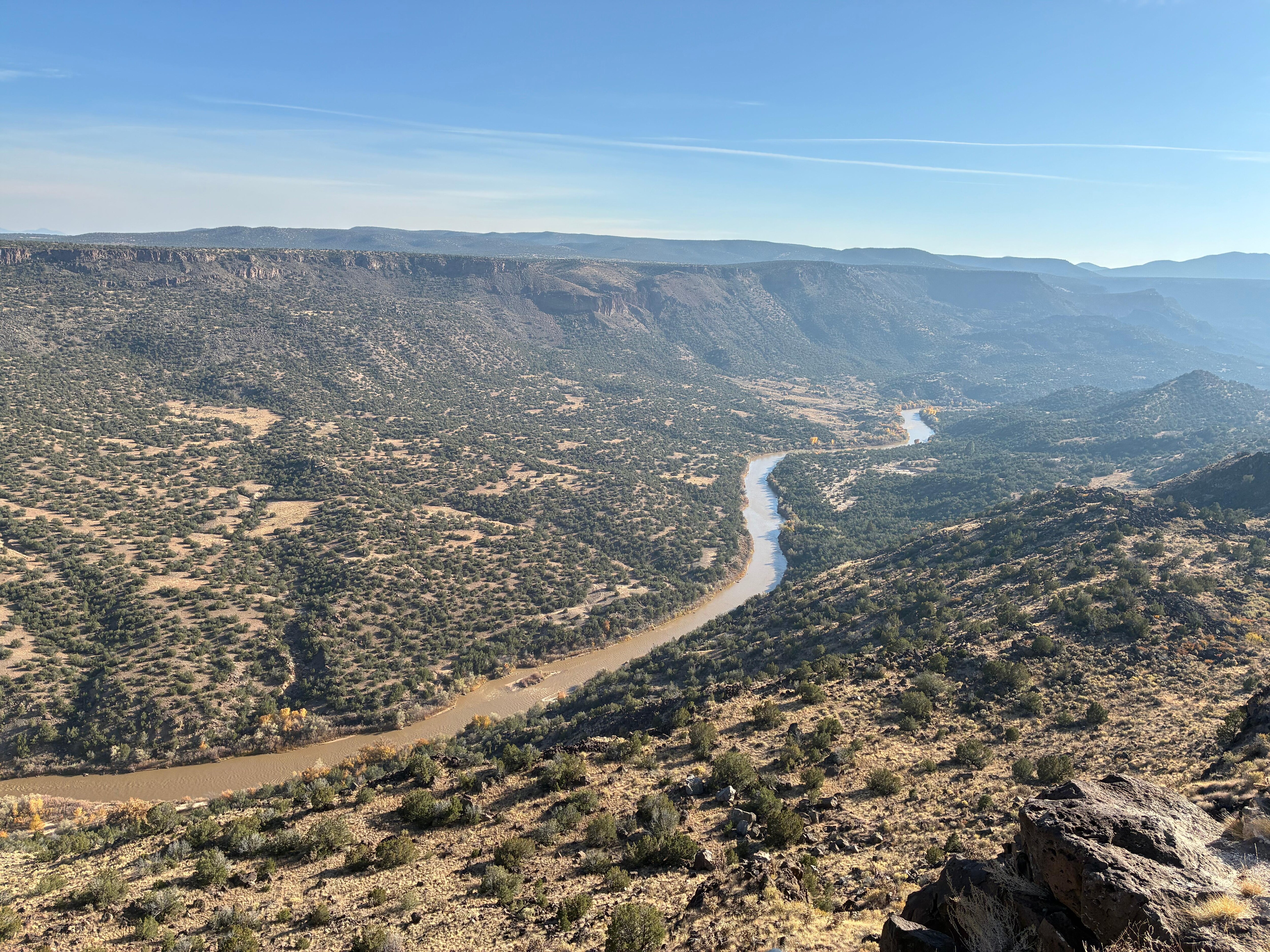 Overlooking the Rio Grande