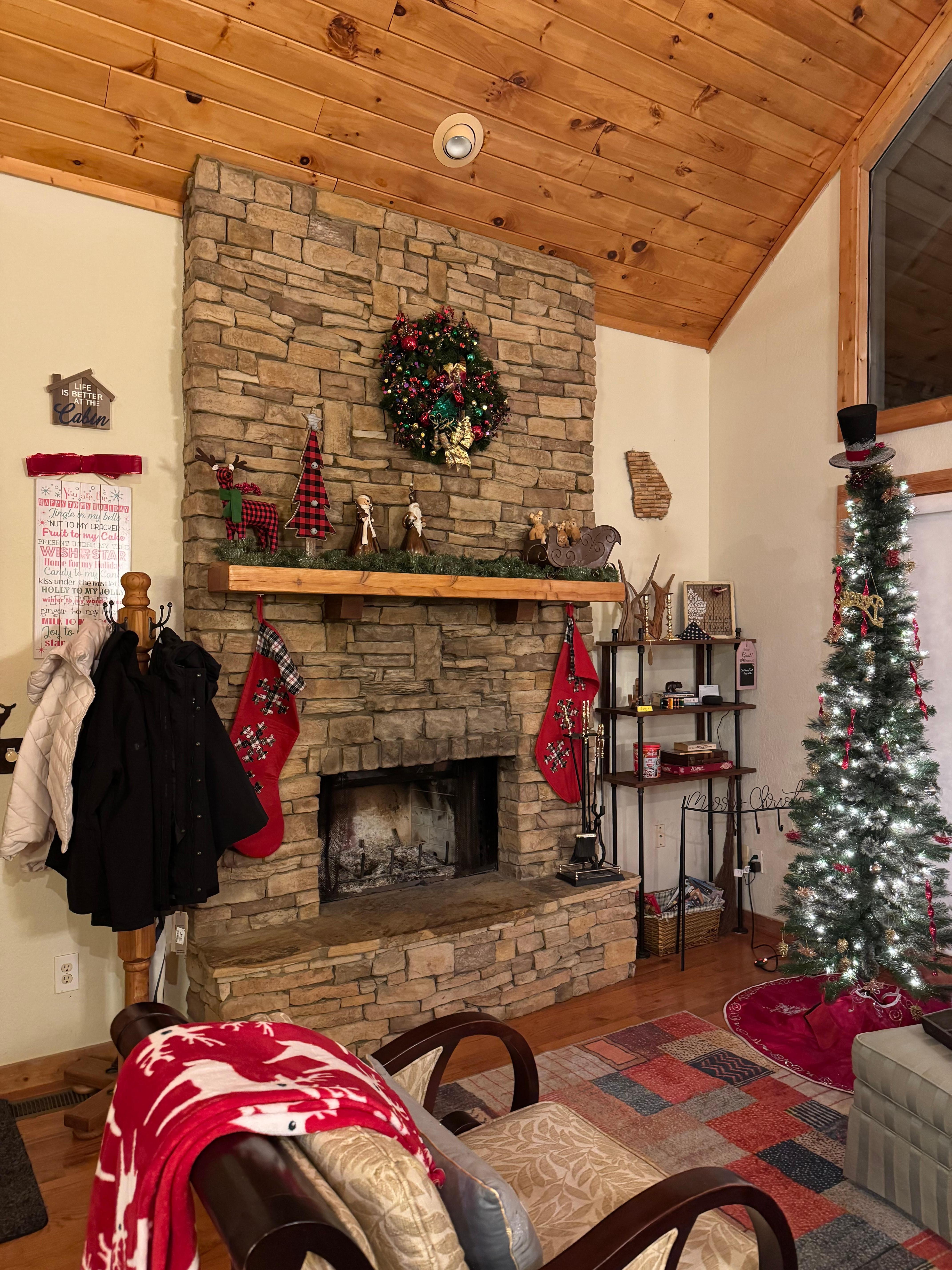 Sitting area and dining area