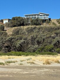 The house from the beach