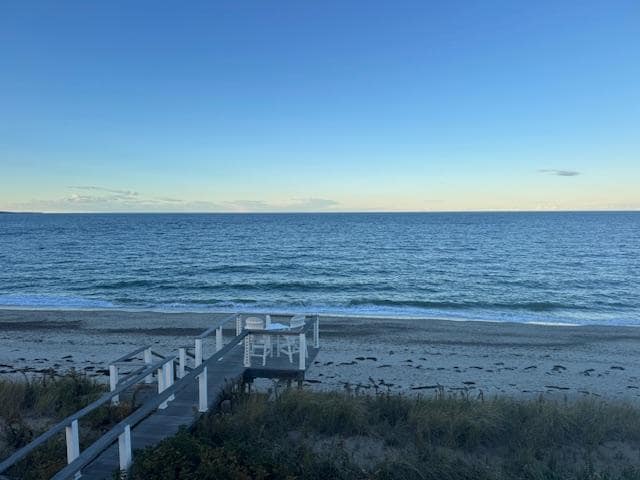 Ocean view from the house deck.