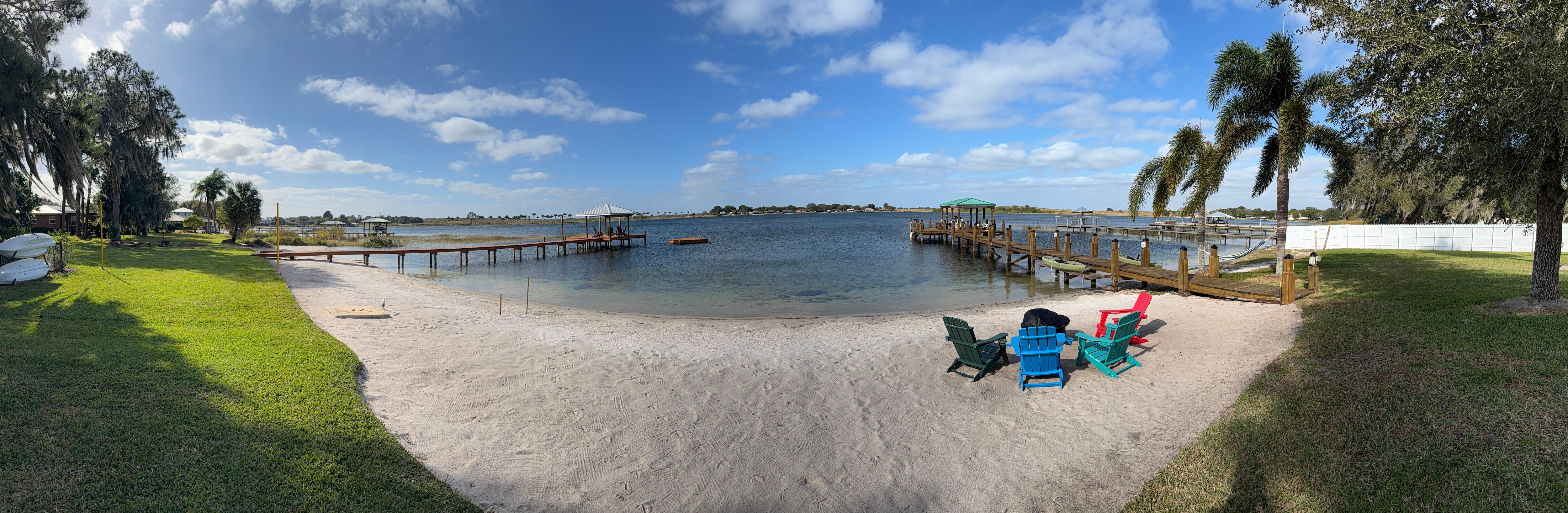 View from the back yard. 