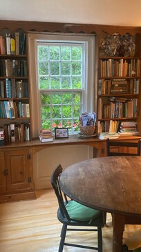 Dining room of house.