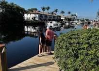 Day view of canal from dock