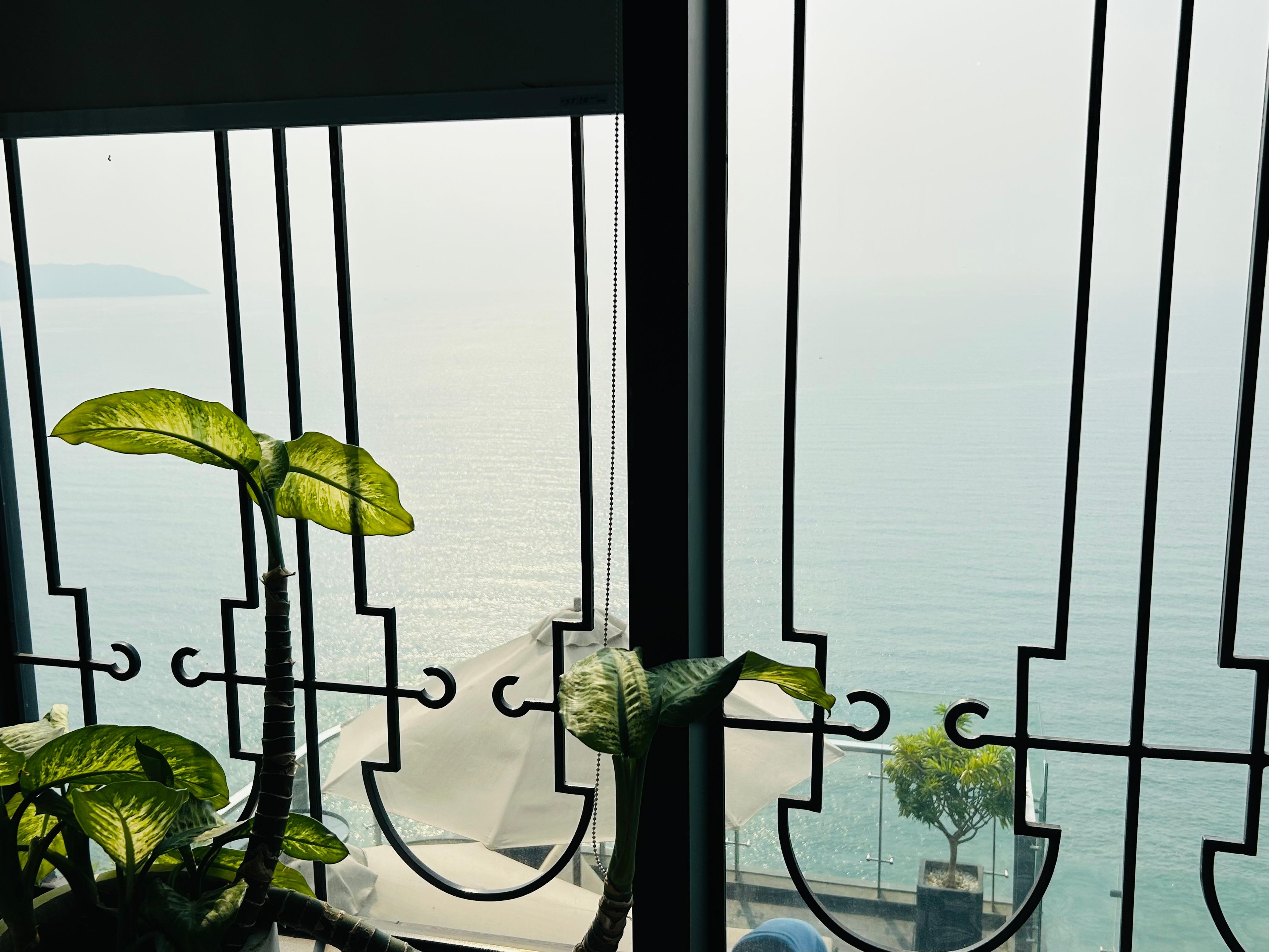 朝食会場からの眺め