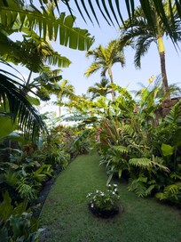 Semi private garden off the Sunset Suite