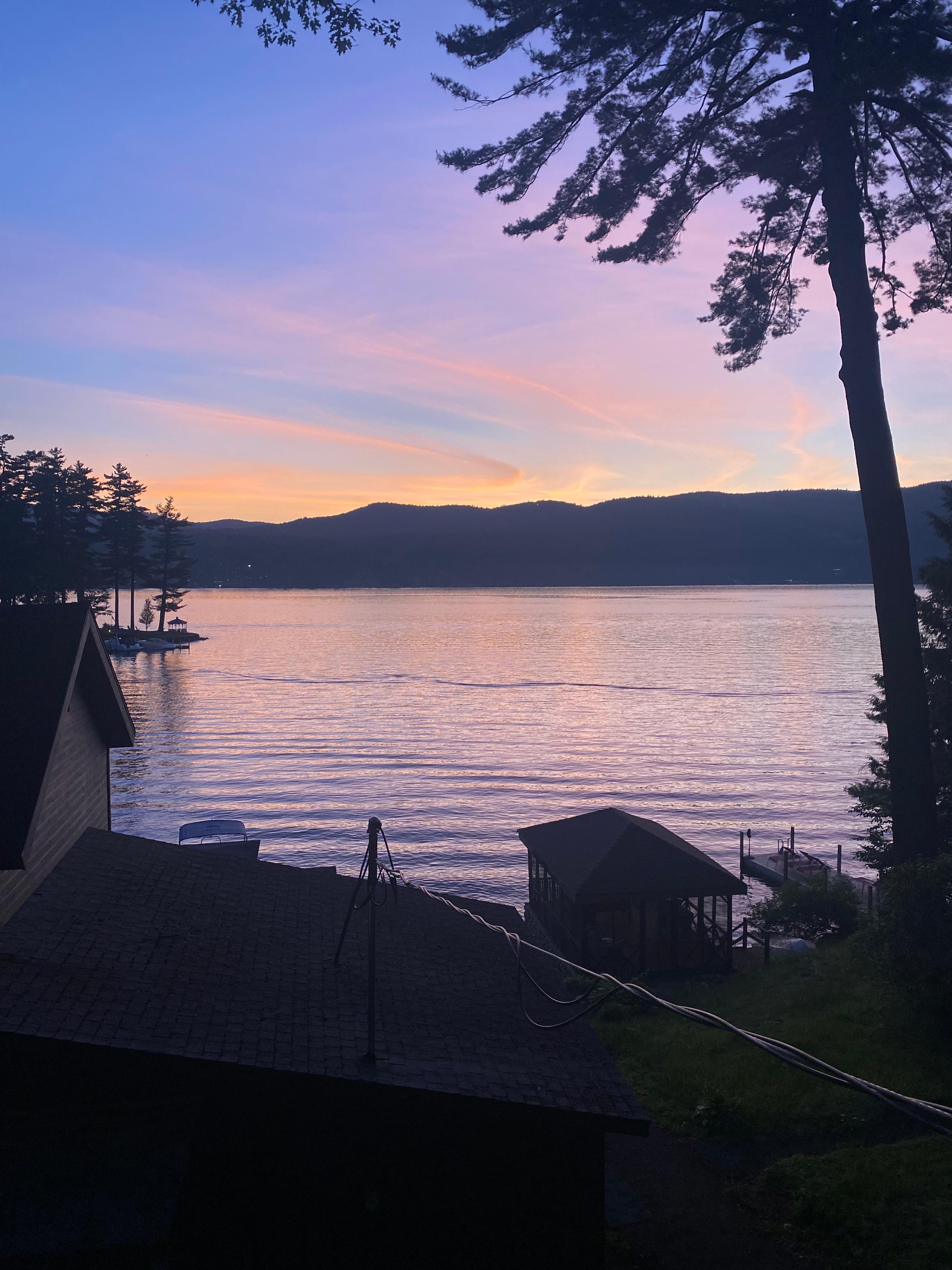View from deck
