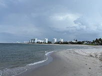South side of the beach during the day
