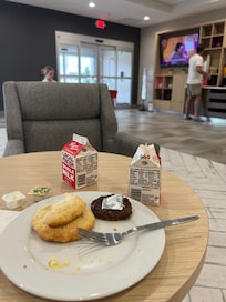 Breakfast included