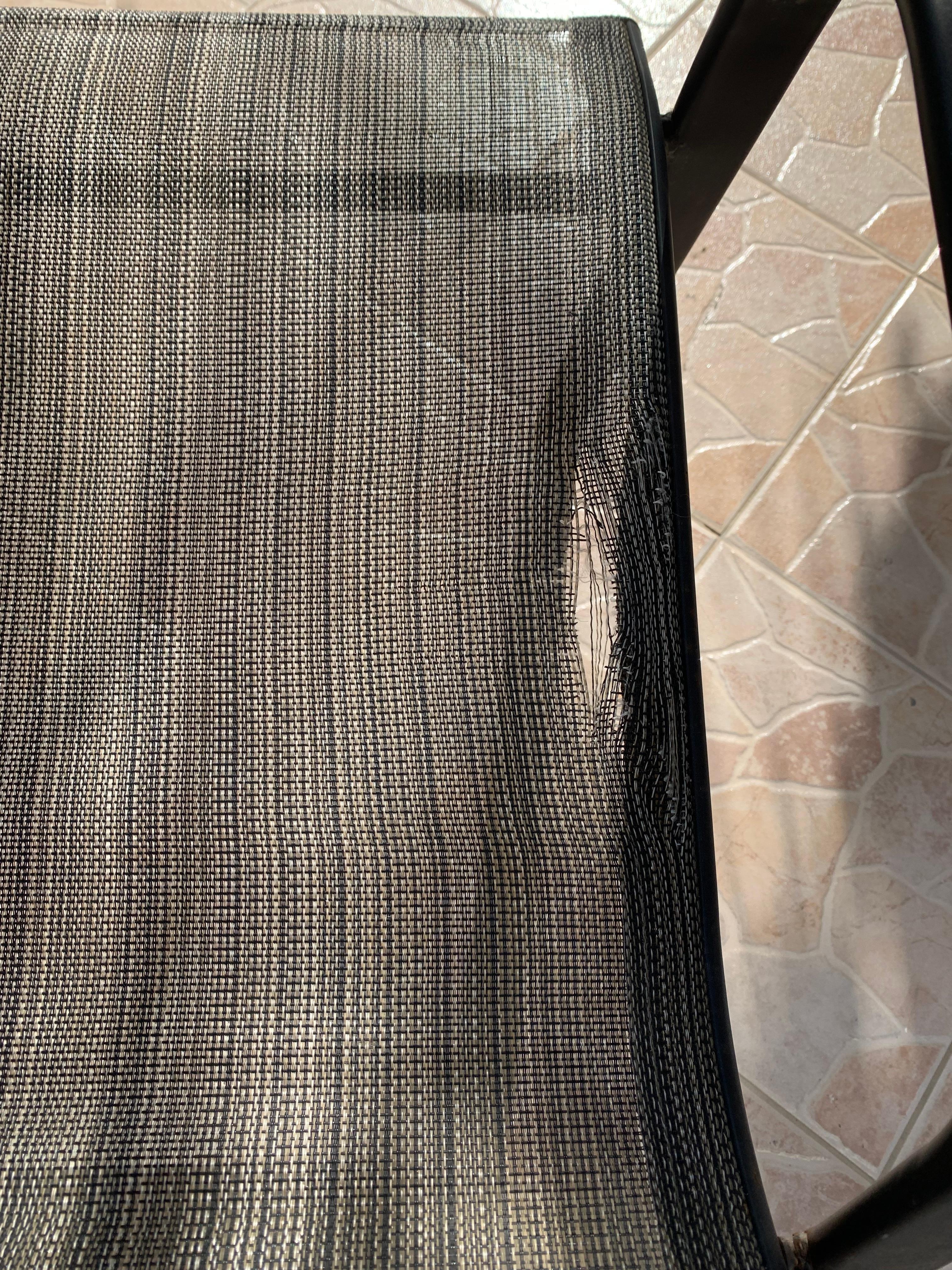 Some garden furniture was broken/didn't match