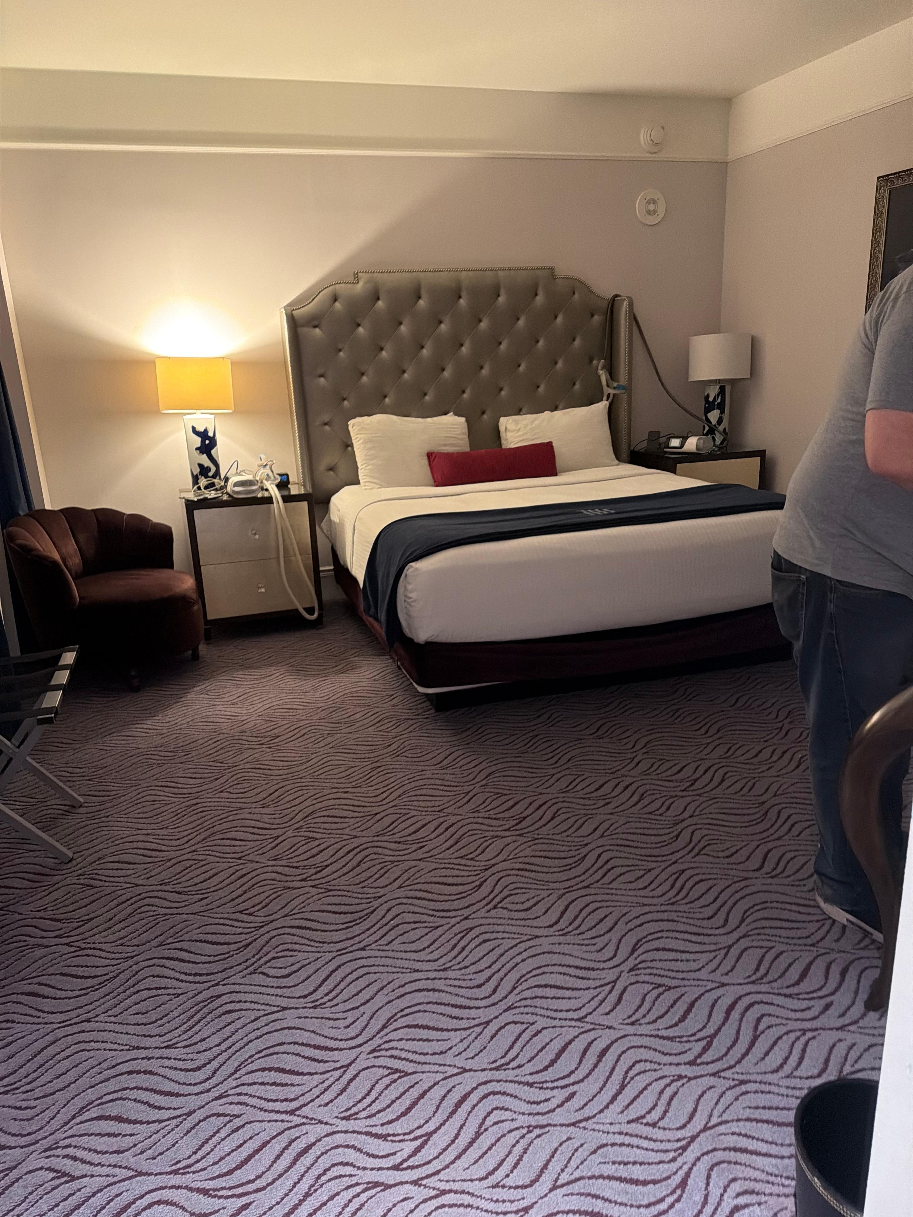 View of room from the front entry hallway in the room