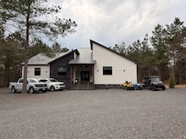 Front of cabin had great parking.