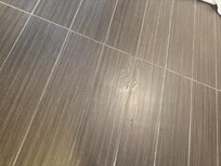 You can see the floors are dirty look at shoe marks on floor