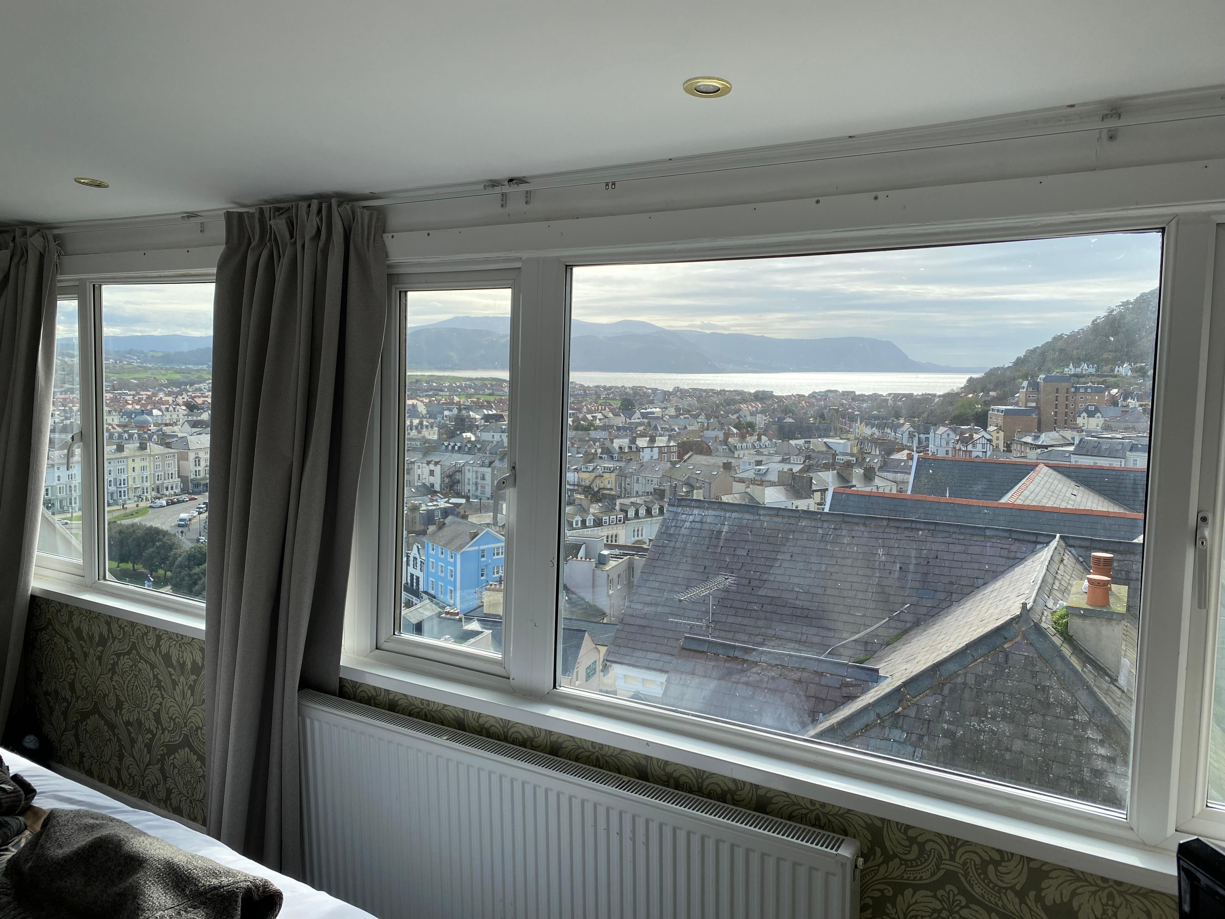 View from top floor bedroom.