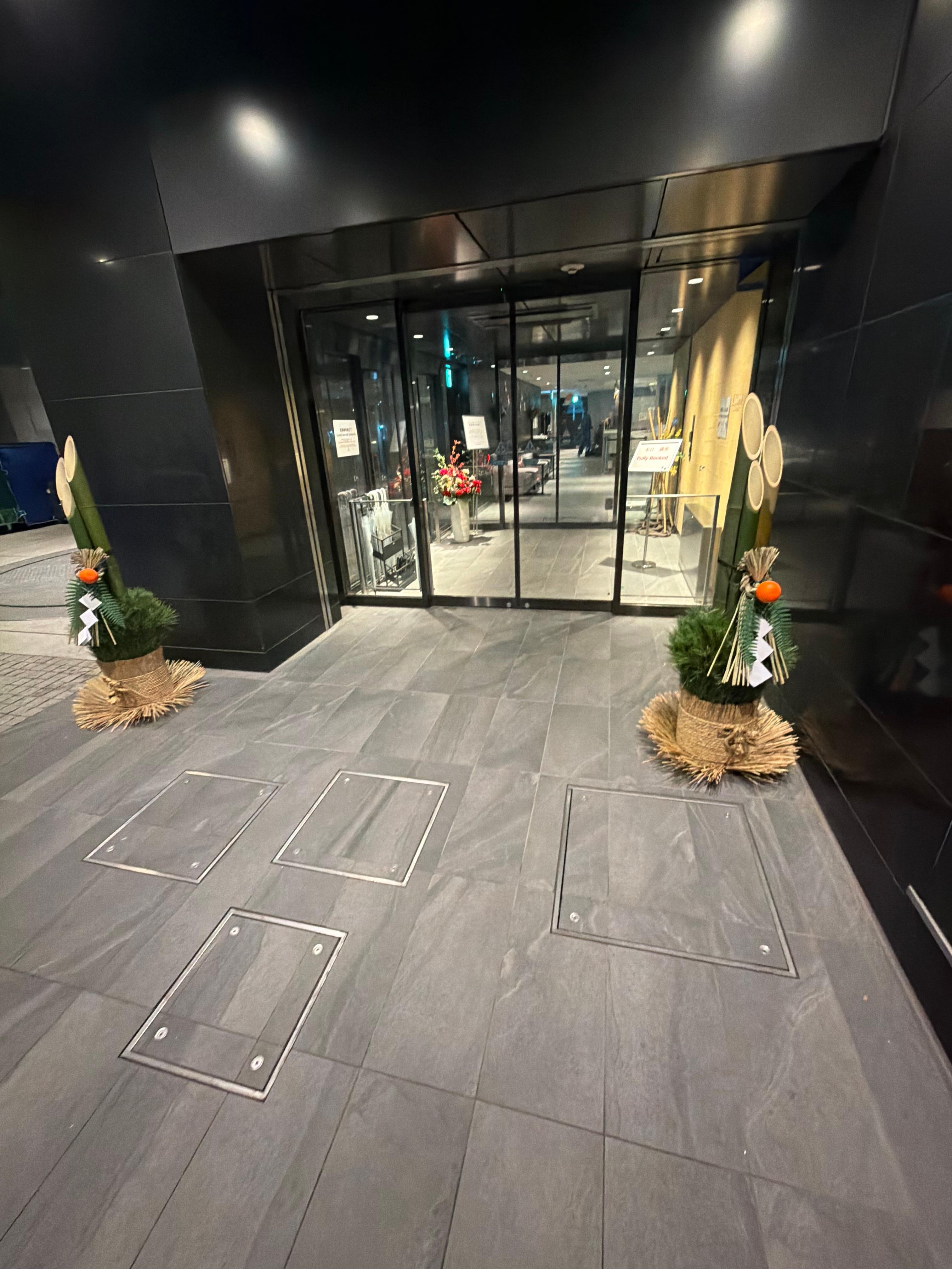 Front entrance of the hotel