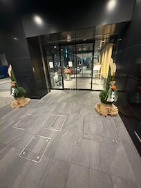 Front entrance of the hotel