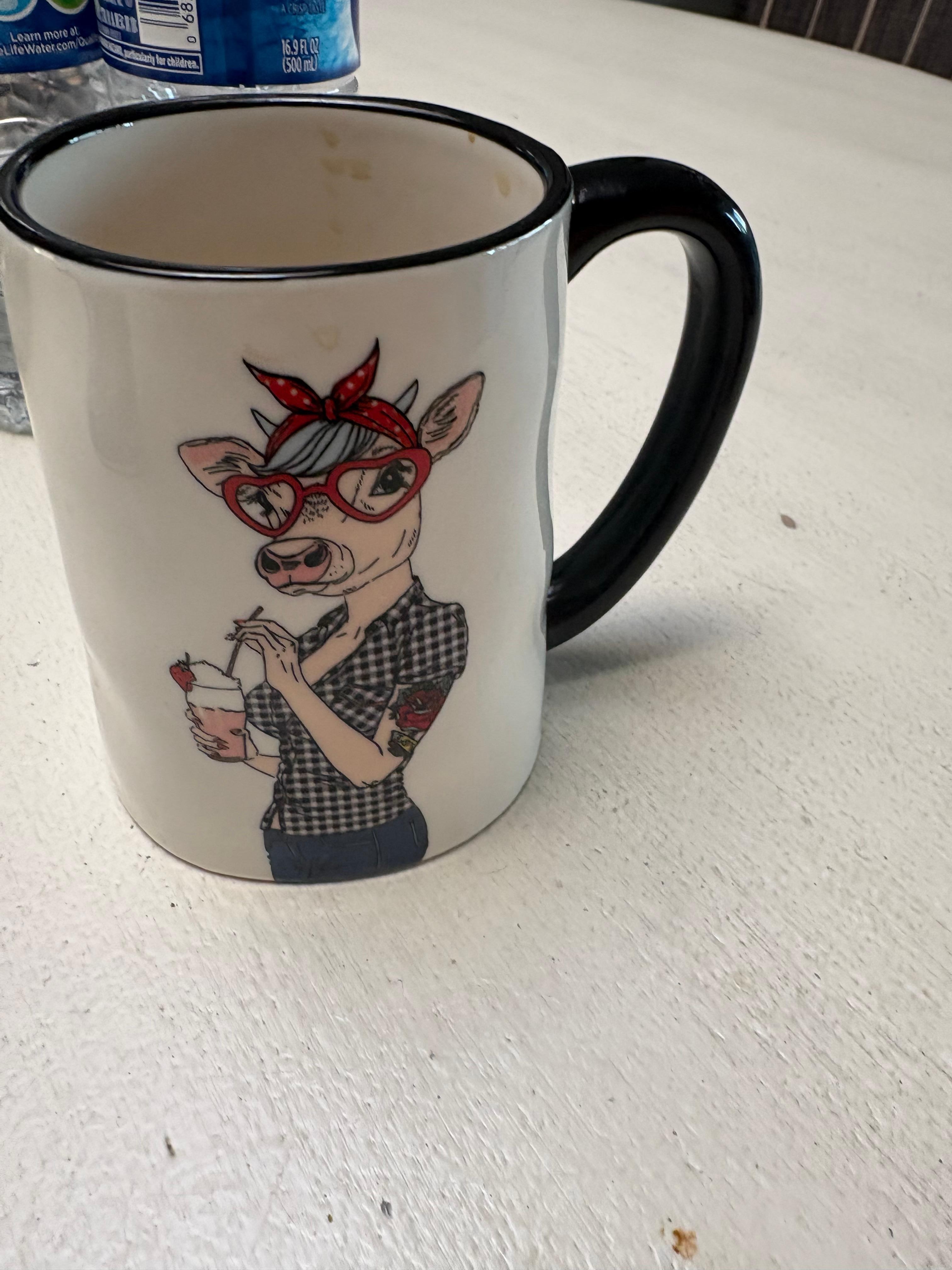 These coffee mugs were a fun touch and we each enjoyed picking our favorite to use. 