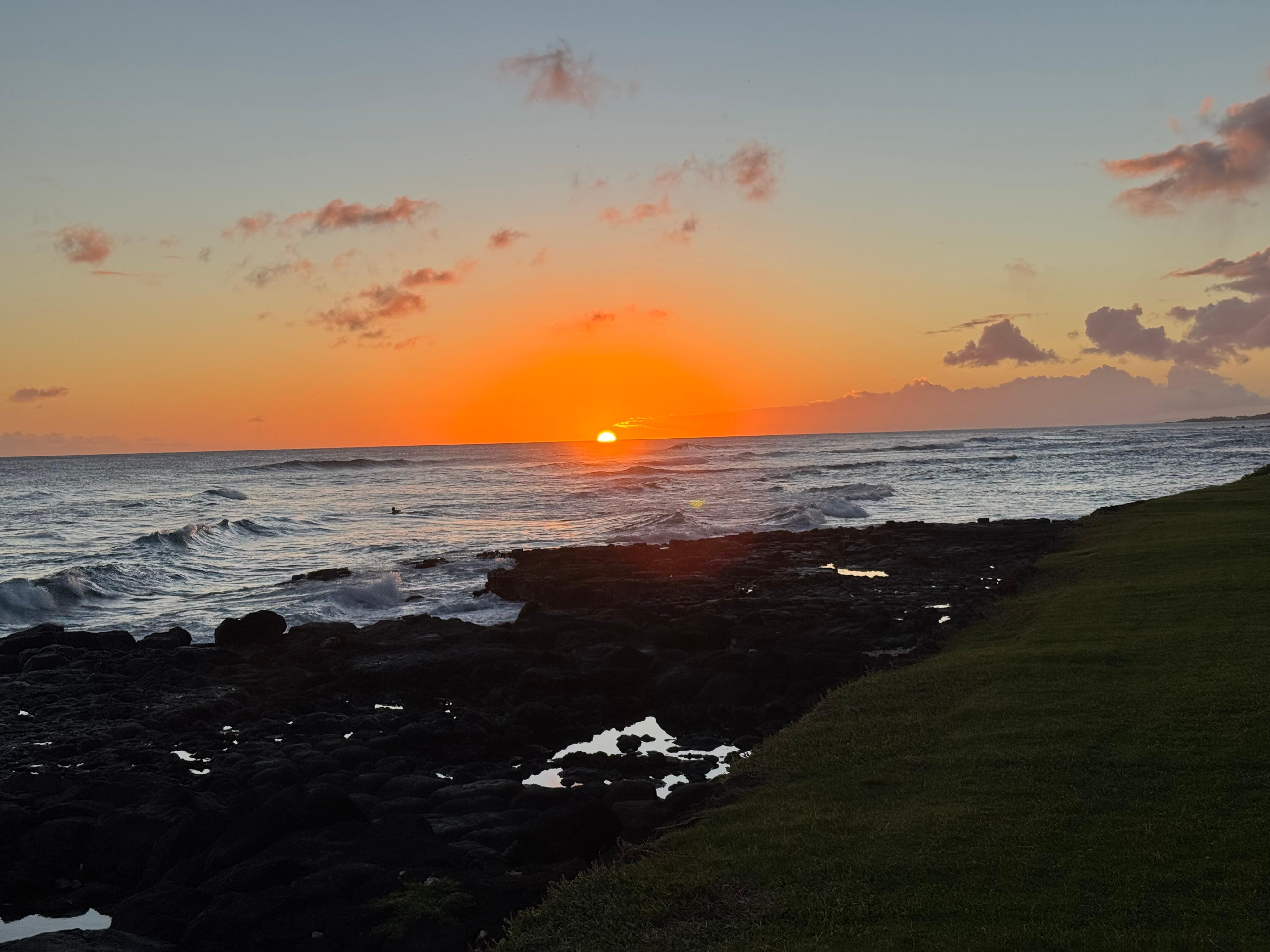 Sunsets were amazing