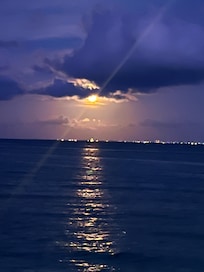 Cozumel at night from balcony
