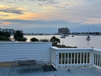 Beautiful views off the balcony of Destin Harbor!