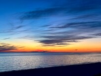 Sunset from the balcony