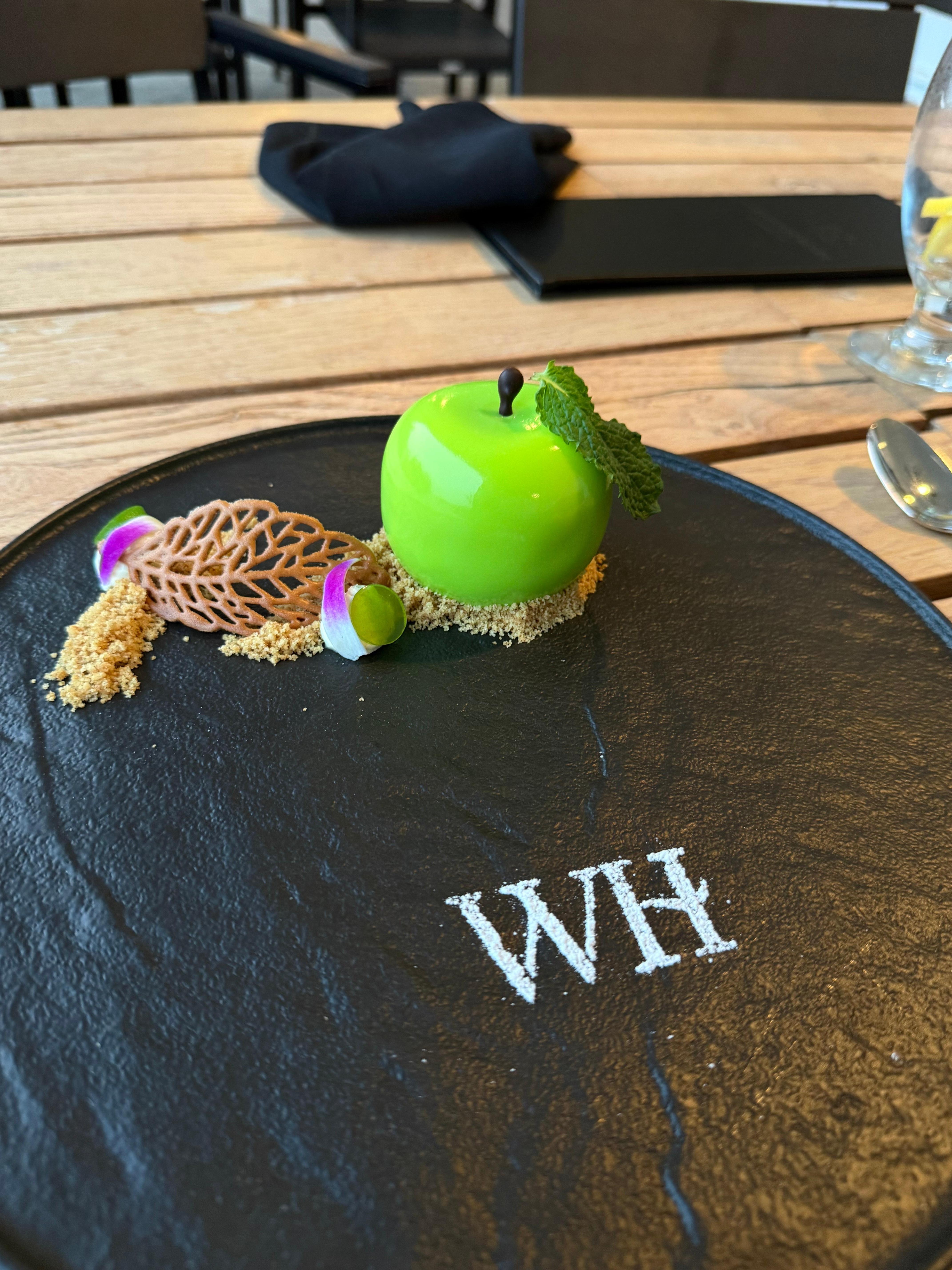Apple cheesecake (my favourite dish)