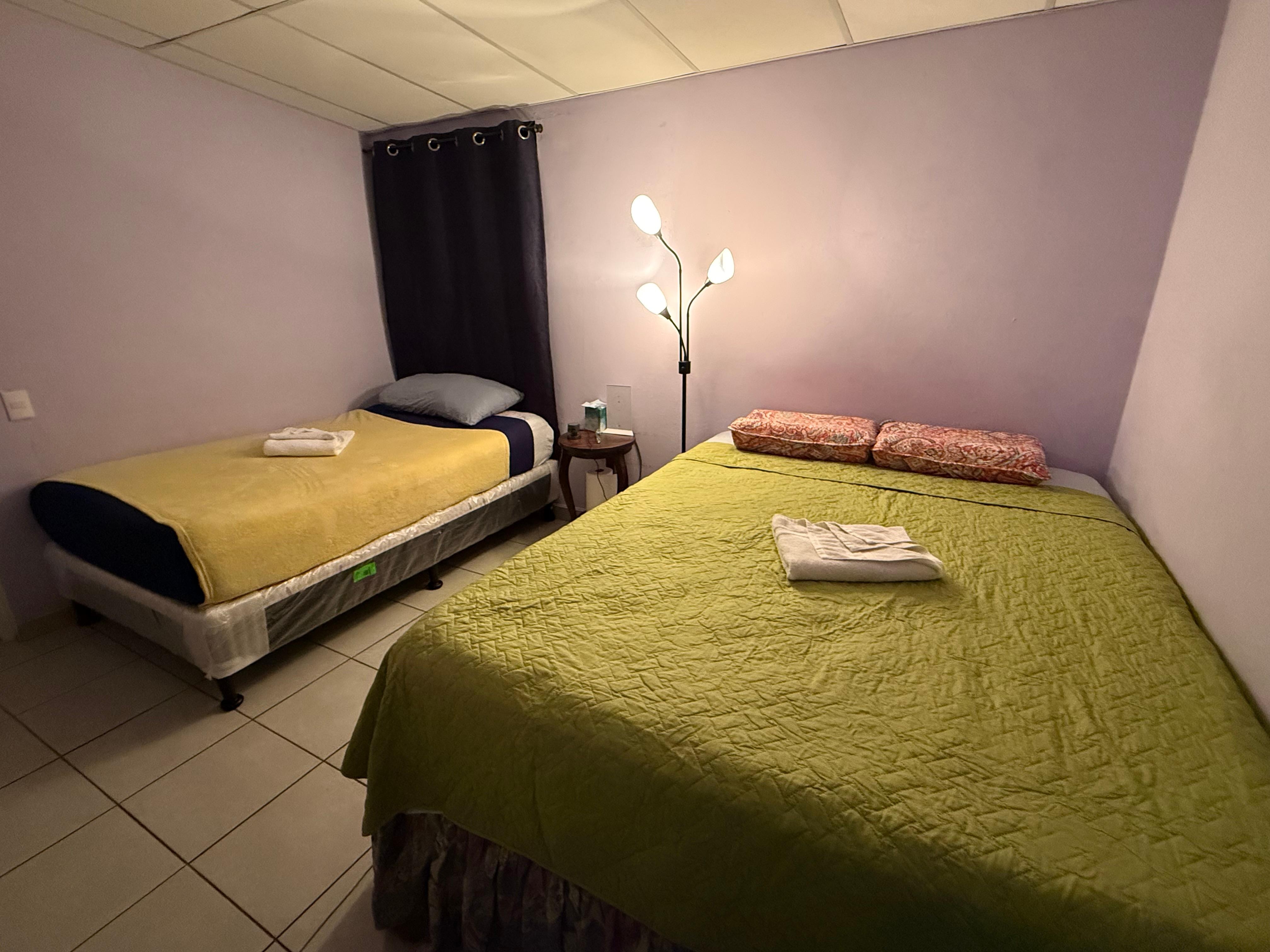 Beds are made and smells amazing and relaxing!