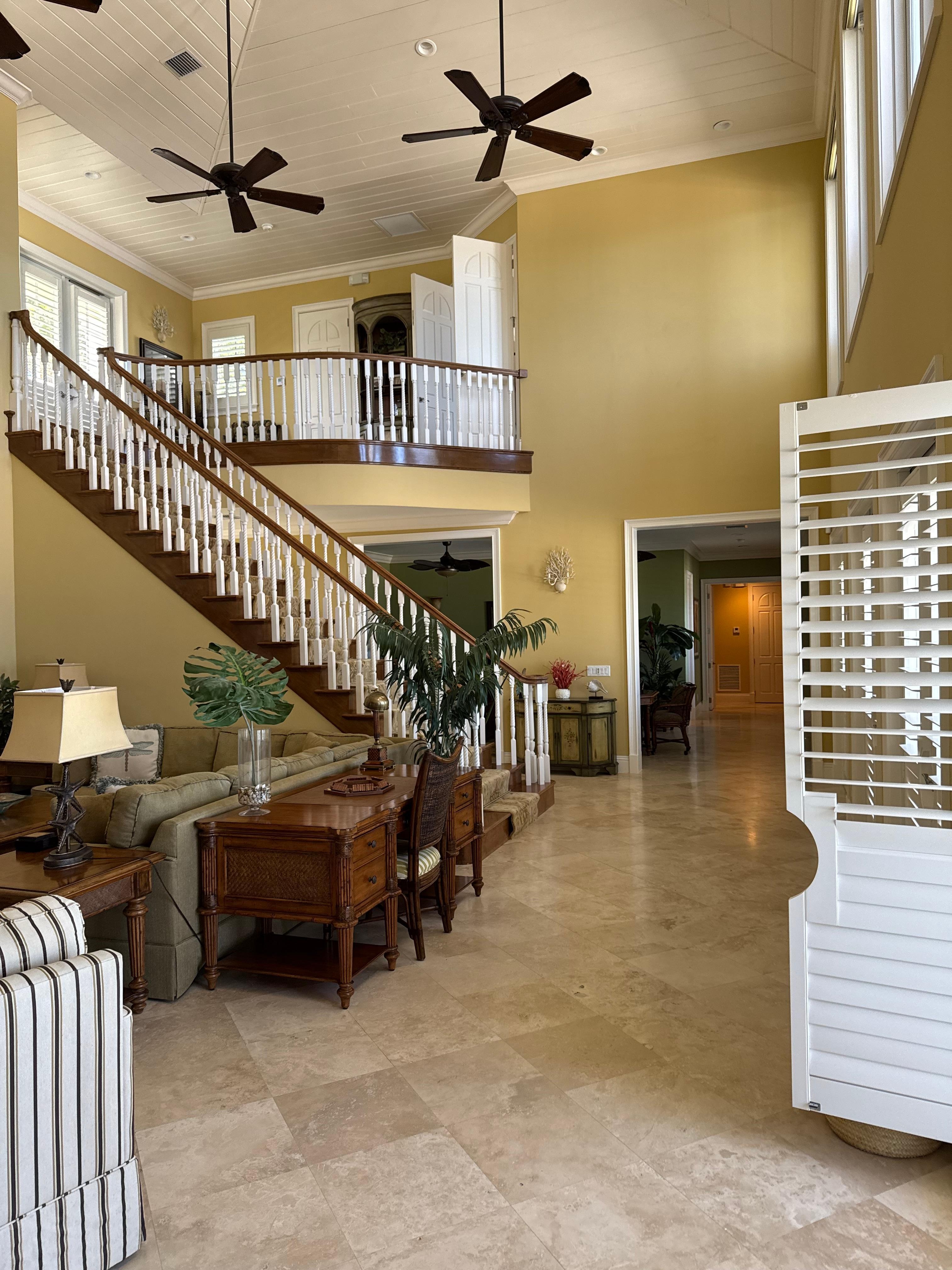 Living room stairway