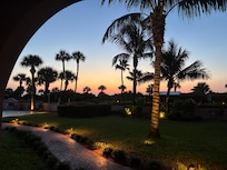 sunrise from our room patio