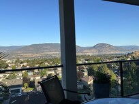View from top floor deck looking west