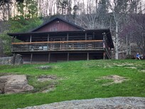 Front of cabin from the river
