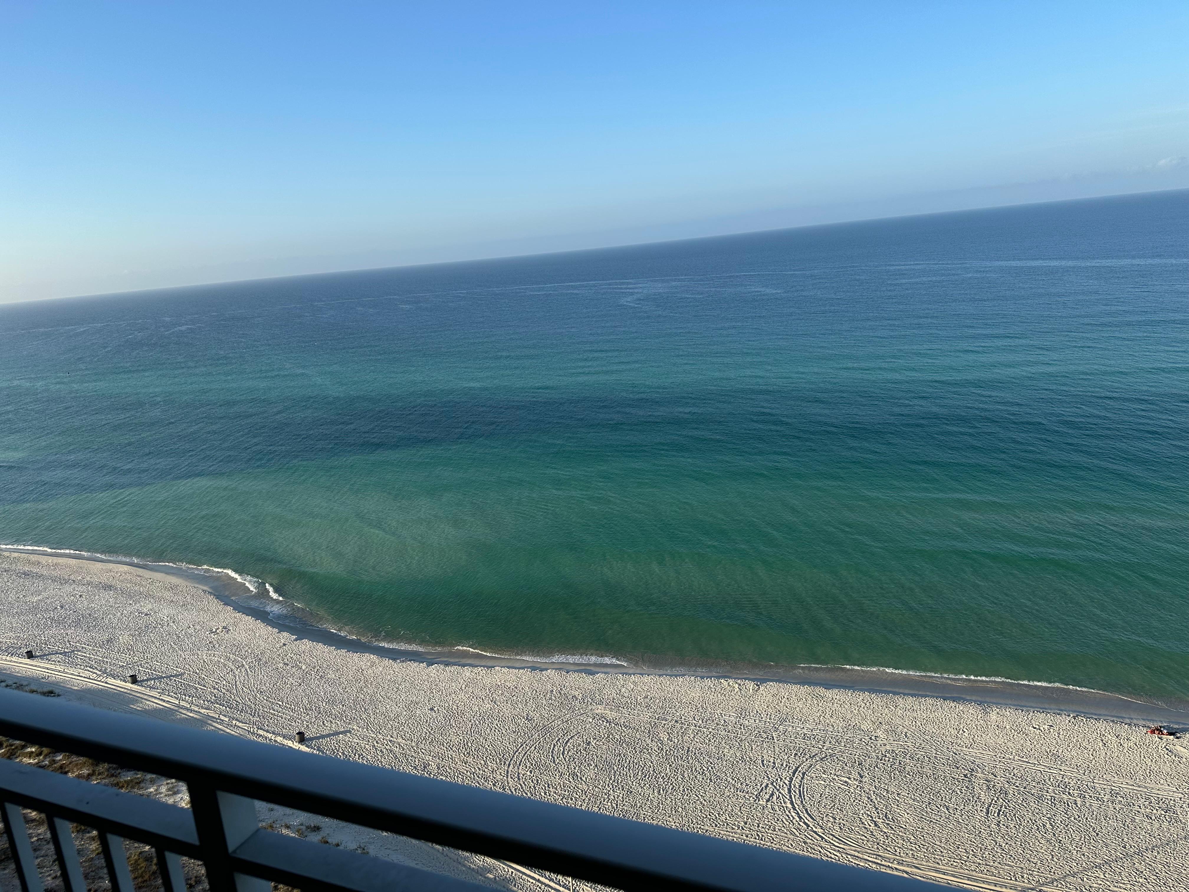 Beach view from patio