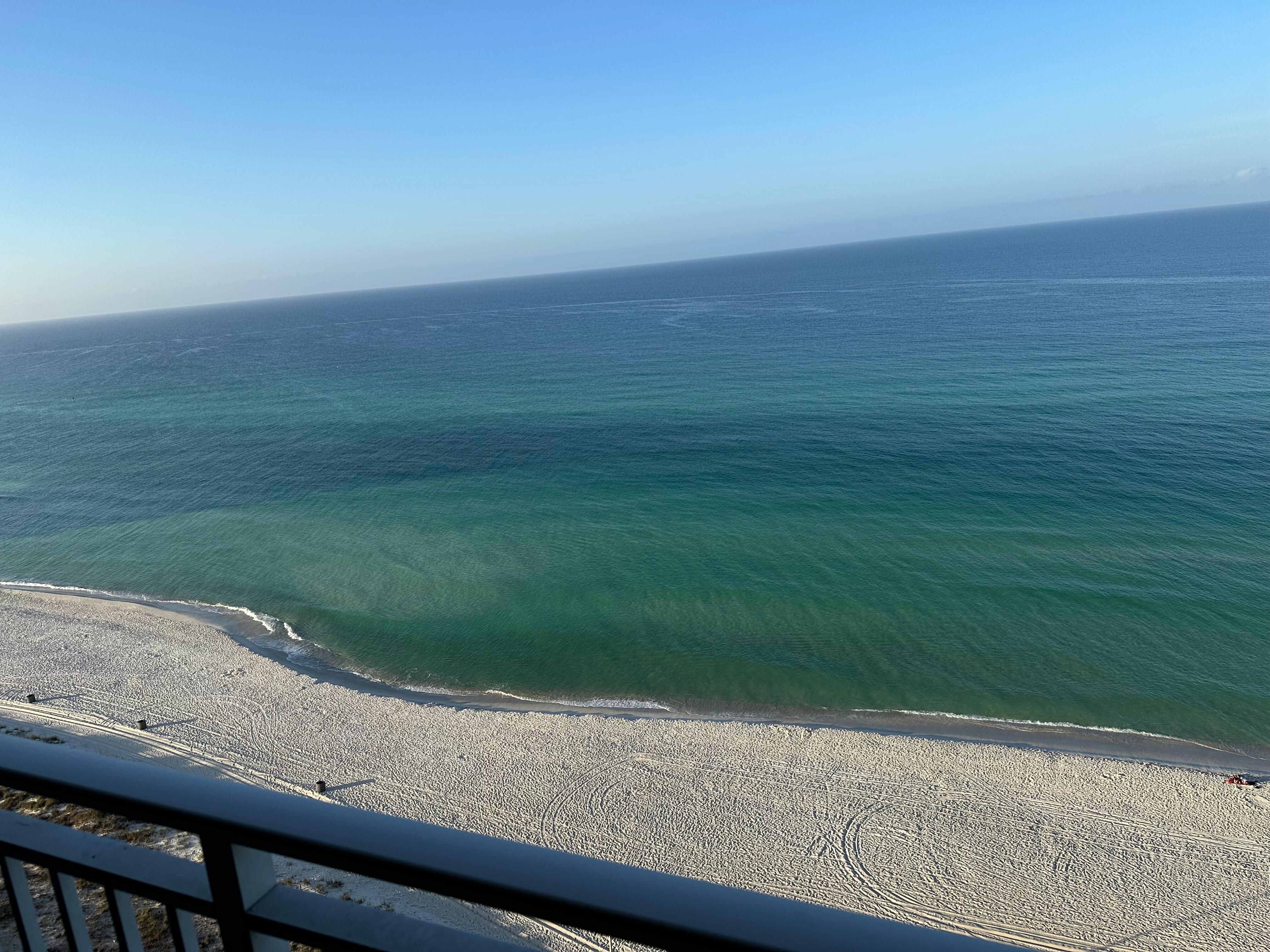 Beach view from patio