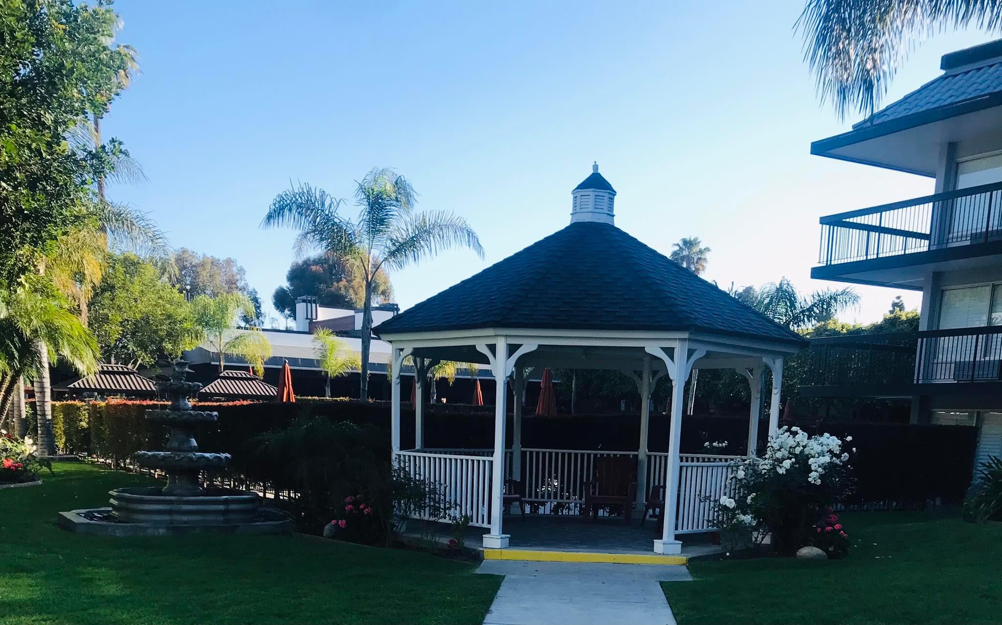 Beautiful Gazebo in their back-courtyard