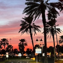 Our view driving to the cottage