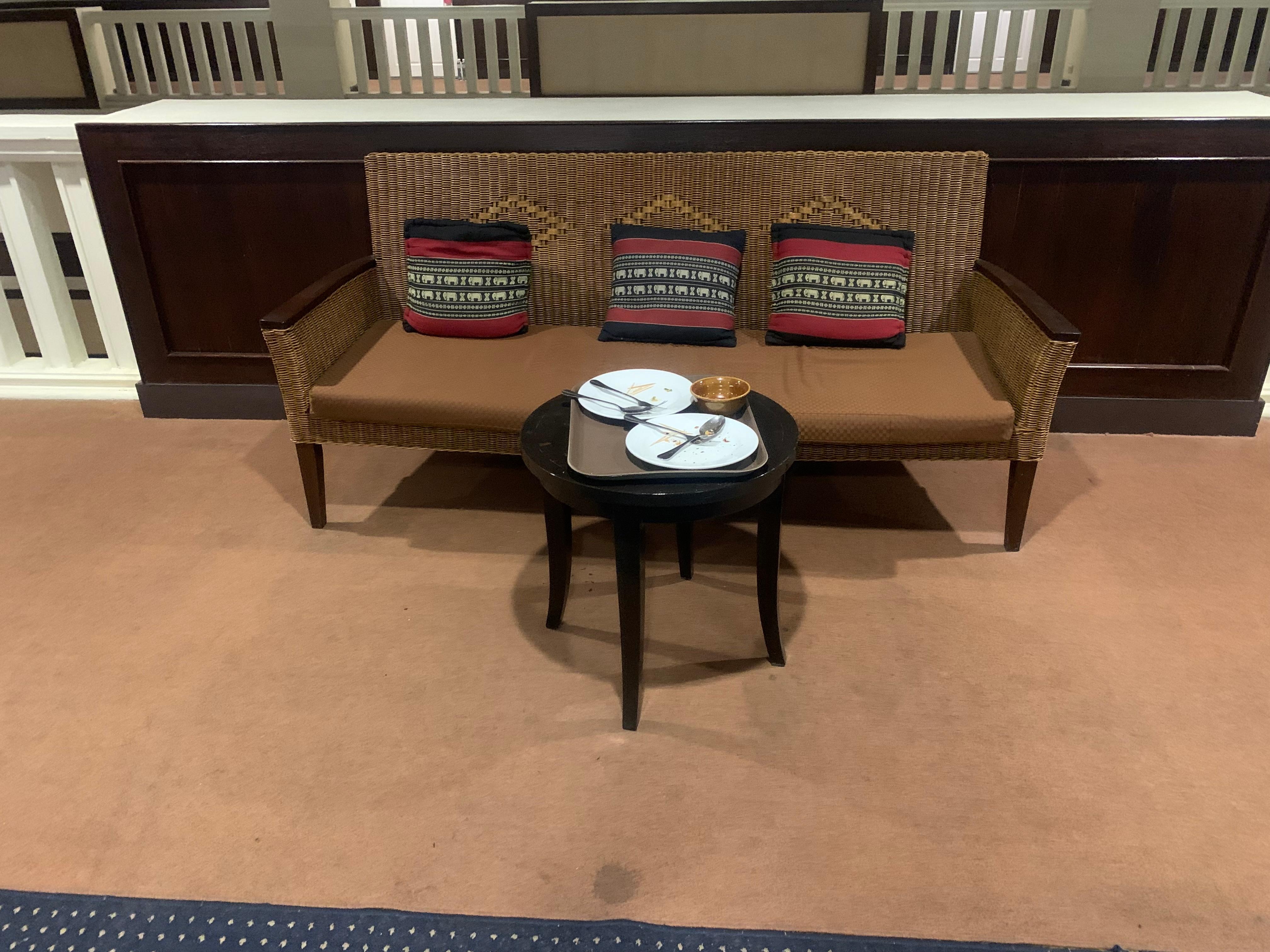 These plates were left for days with food still on them 