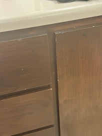 Old Formica bathroom countertops