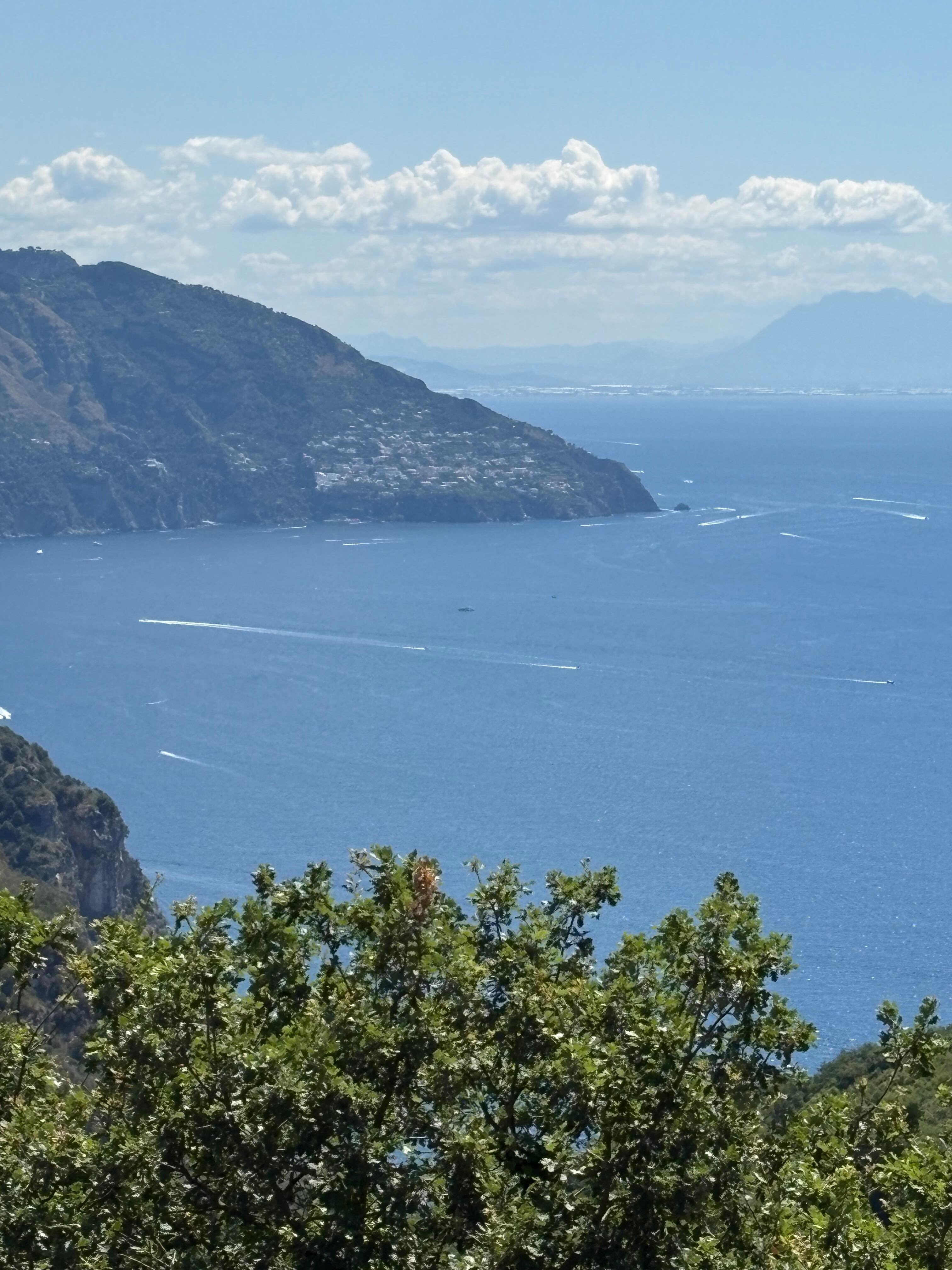 The view from the Villa