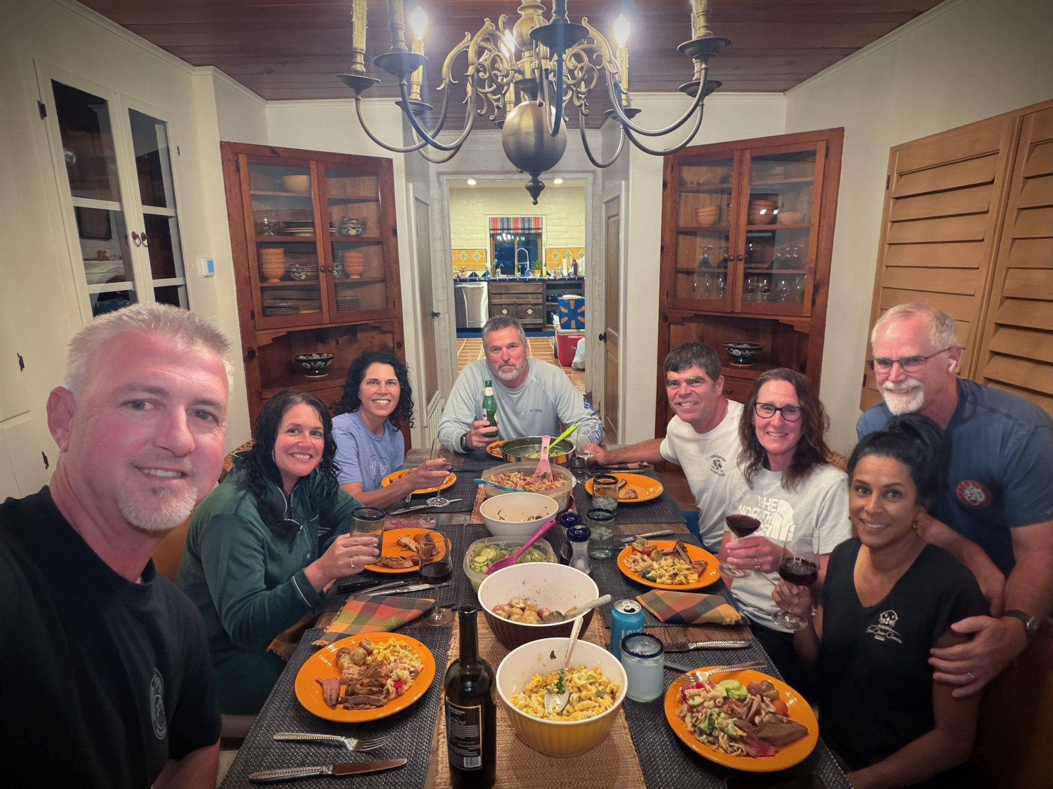 Dinner with the gang