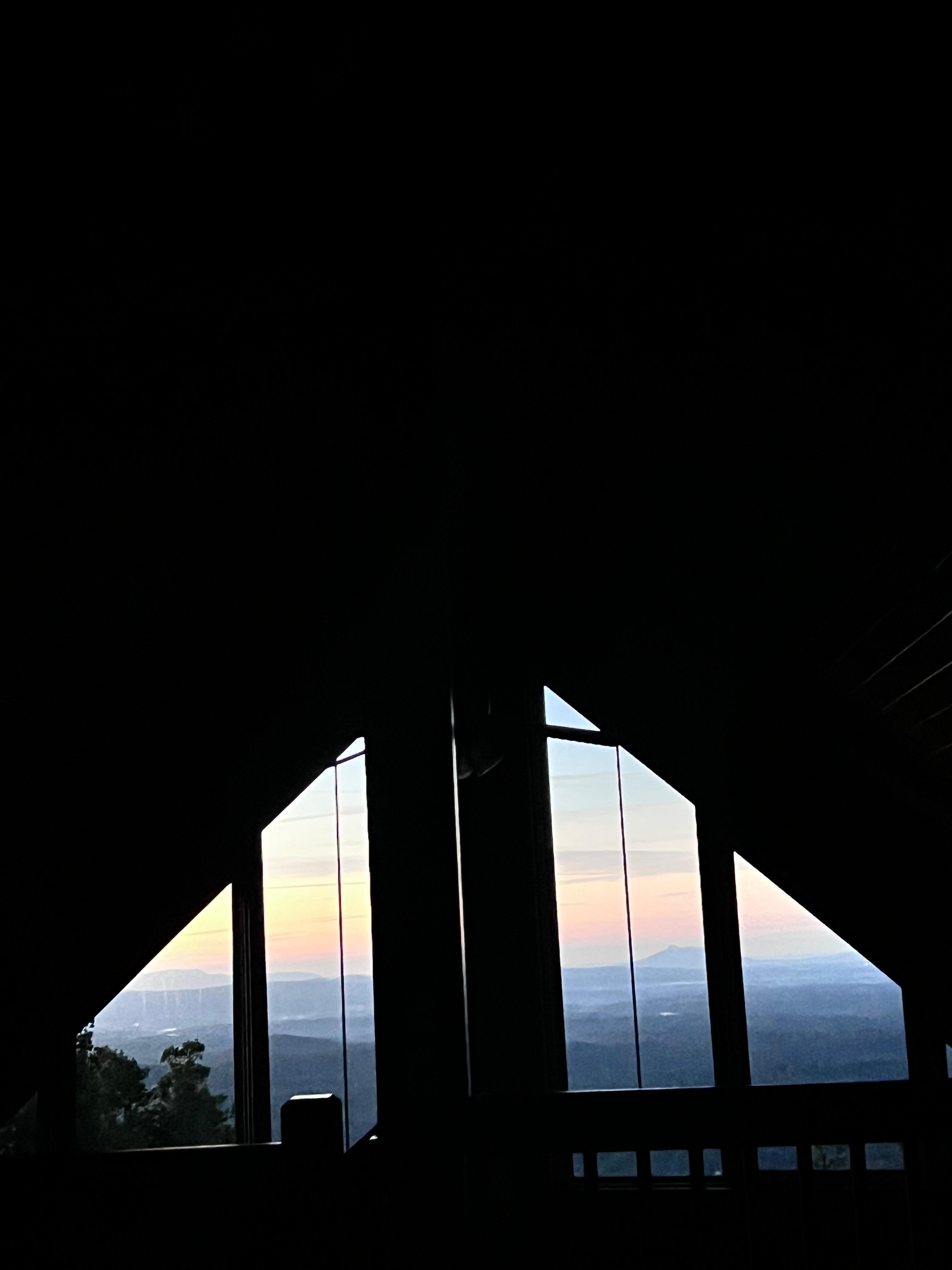 Sunrise view from the loft