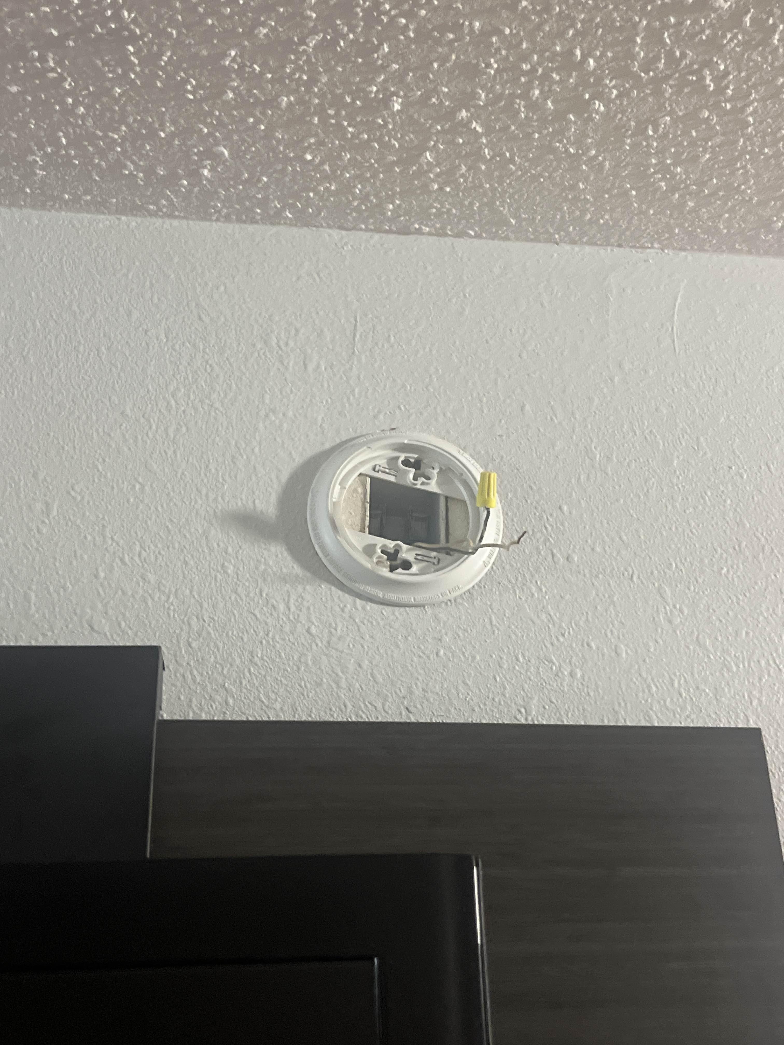 Missing fire alarm