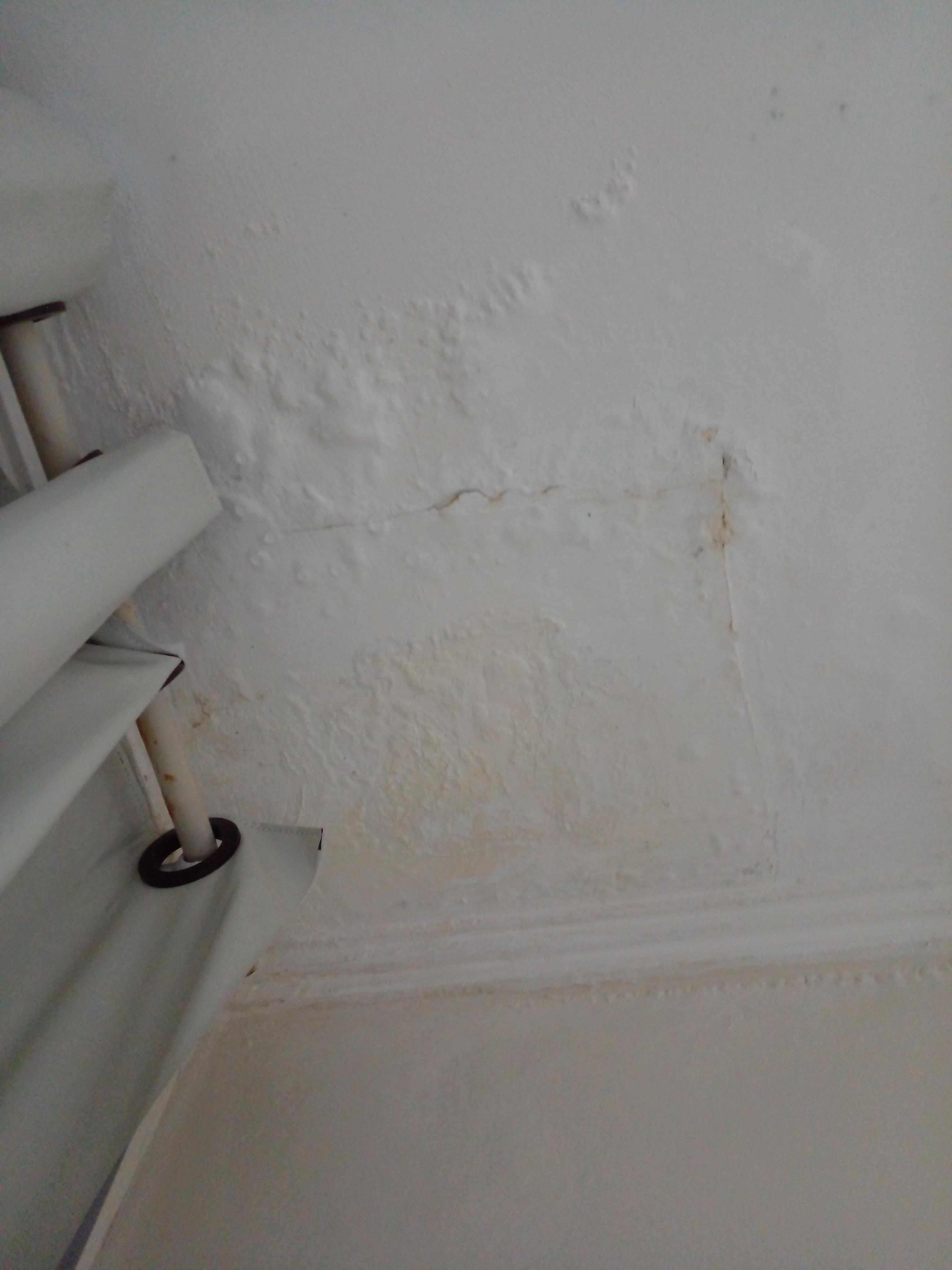 Infiltração de água pelo teto