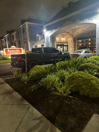 Cars all the way out to the street