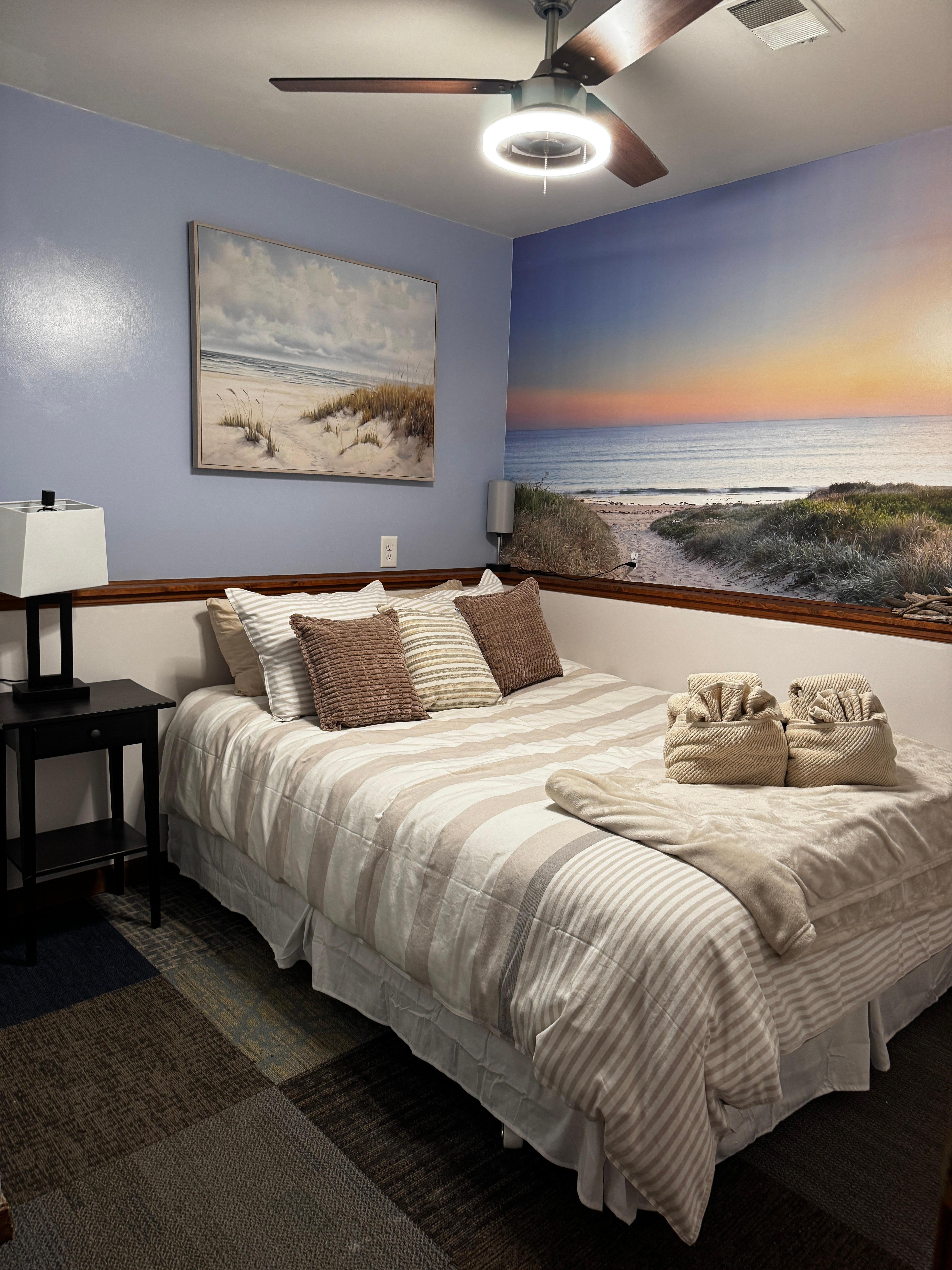 This room made you feel like you were sleeping on the beach