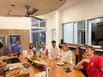 Chef prepared meal at Villa Tropical