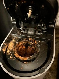 dirty coffee filter