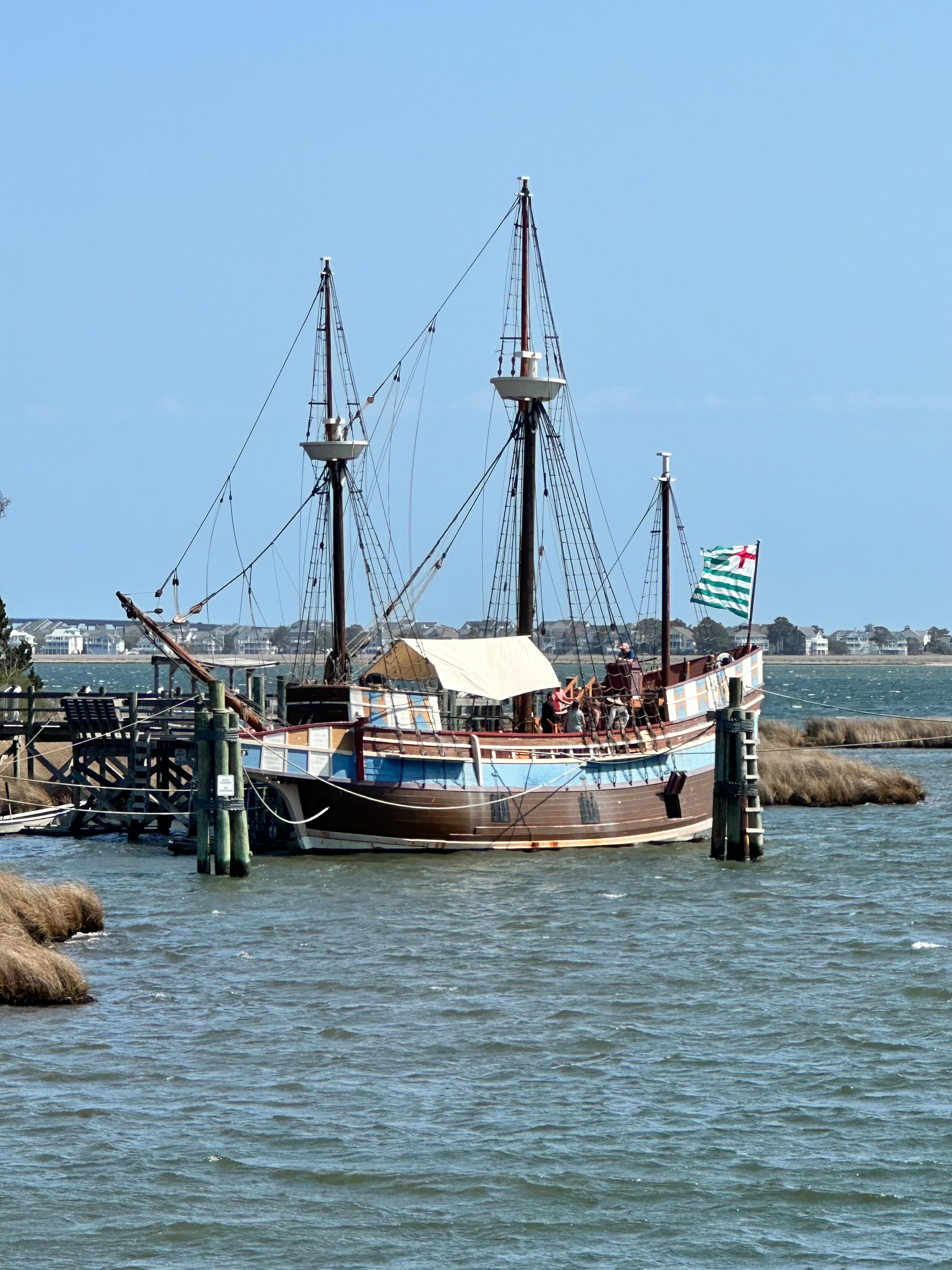 Manteo is 10 minutes away.